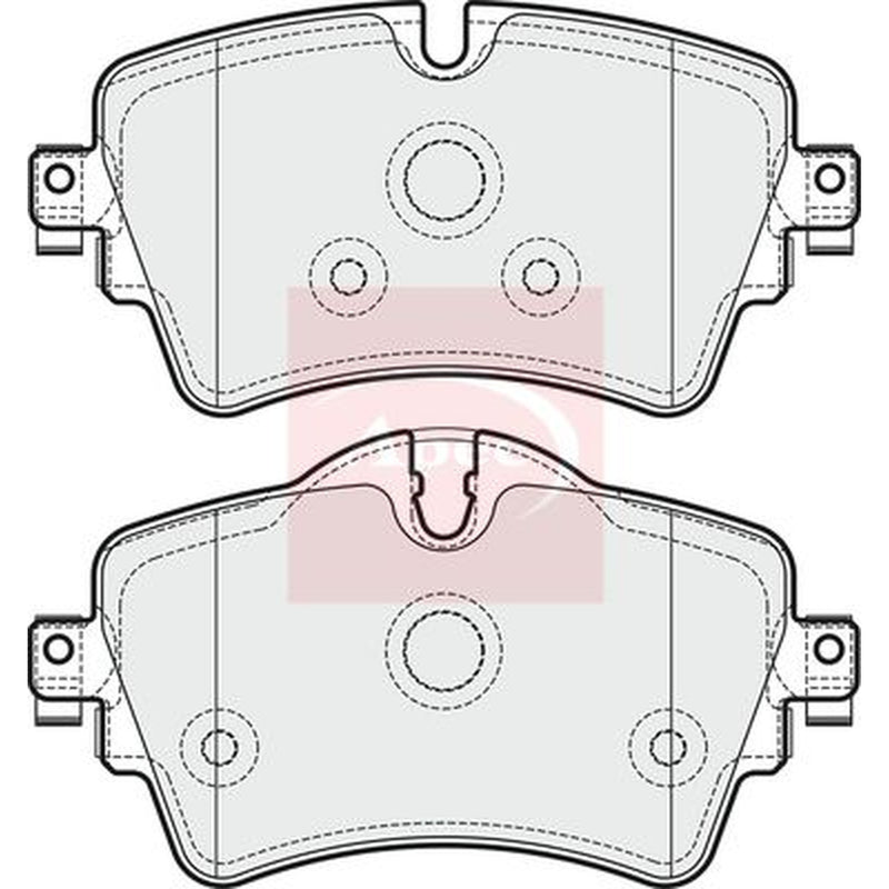 Apec Front Brake Pad Set fits BMW 2 Active Tourer 2013-2021
