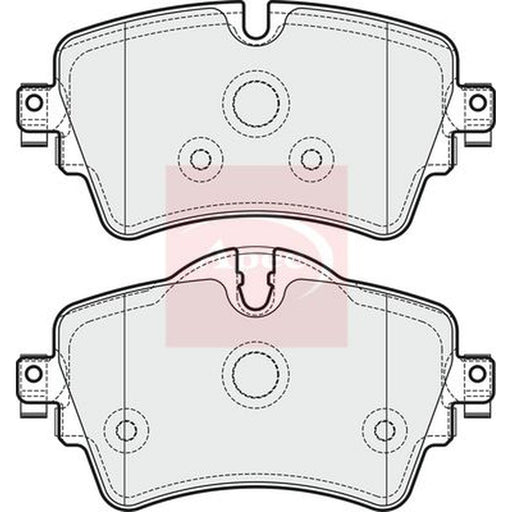 Apec Front Brake Pad Set fits BMW 2 Active Tourer 2013-2021