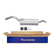 Hella End Silencer Rear fits Citroën Dispatch I 1995-2006 1.6 1.9