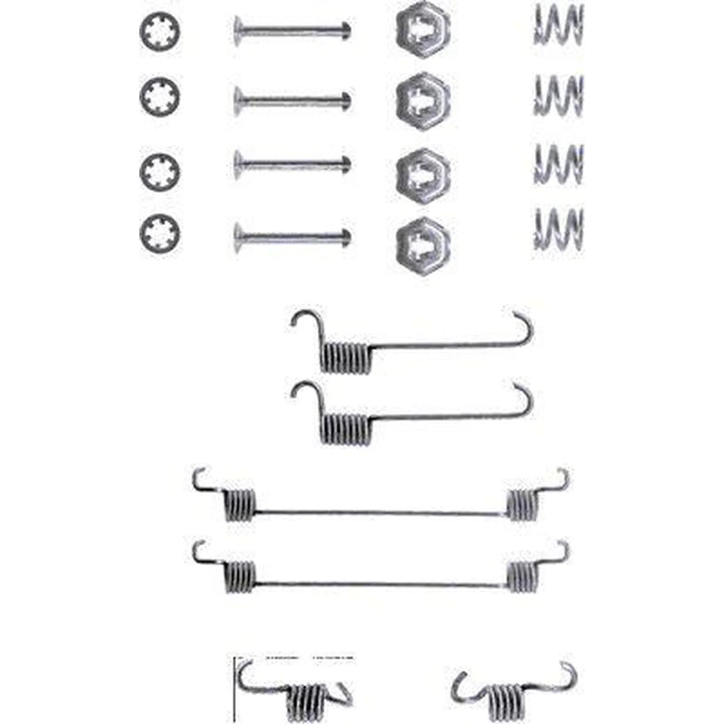 Mintex Brake Shoe Accessory Kit Rear fits Citroën Ax 1986-1998 1.3 1.4