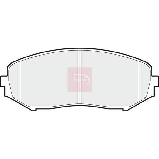 Apec Front Brake Pad Set fits Suzuki Grand Vitara II 2005-2015 1.6 1.9 2.0 2.4