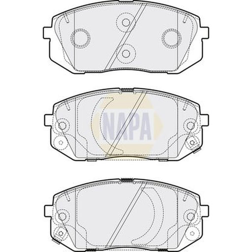 NAPA Front Brake Pad Set NBP1340