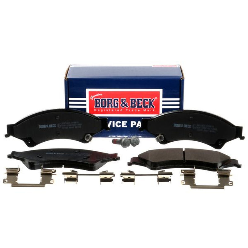 Borg & Beck Front & Rear Brake Discs & Pads fits Ford Ranger 2018-2019 2.0