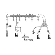 Bosch Ignition HT Lead Cable Kit fits BMW 5 1987-1990