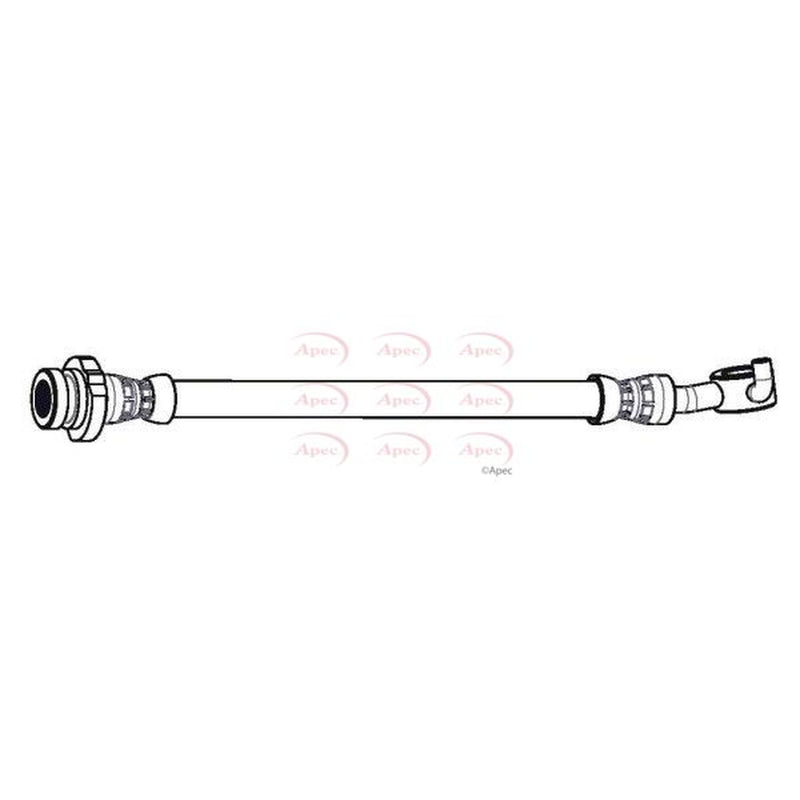 Apec Brake Hydraulic Hose Line Rear Right fits Nissan Qashqai II 2013-2015
