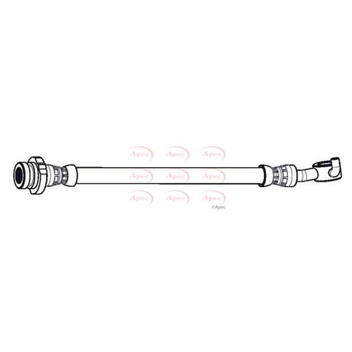 Apec Brake Hydraulic Hose Line Rear Right fits Nissan Qashqai II 2013-2015