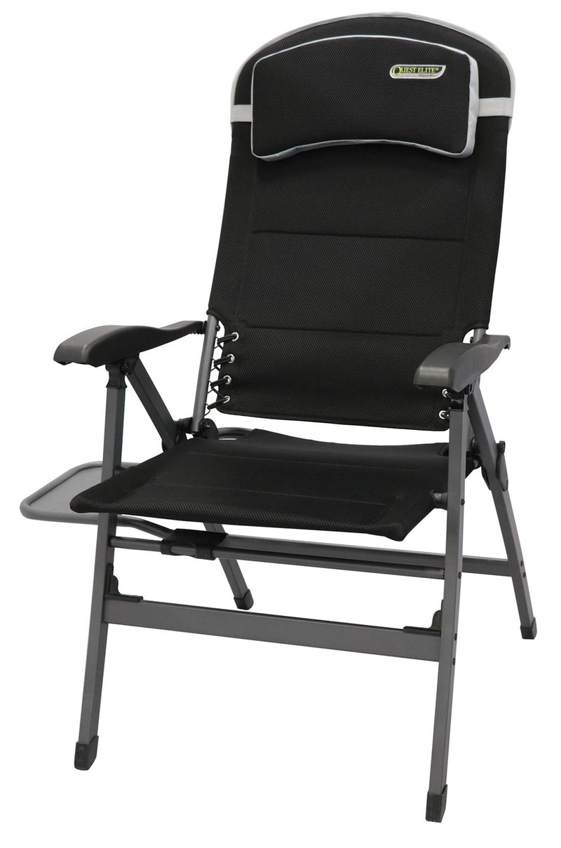 Quest Vienna Pro Comfort Camping Caravan Chair with Side Table Quest - Dynamic Drive