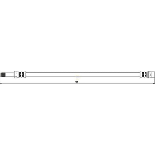 NAPA Brake Hydraulic Hose Line Rear NBH1241