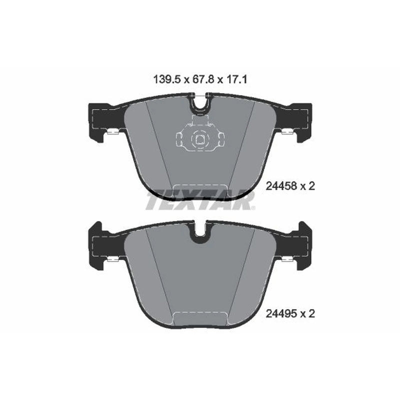 Textar Rear Brake Pad Set 2445801