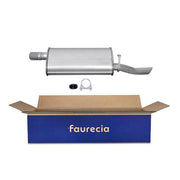 Hella End Silencer Rear fits Opel Corsa A 1982-1993 1.0 1.4 1.5
