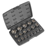Sealey Socket Set 19Pc 1/2Inchsq Drive Total Drive Sealey - Dynamic Drive