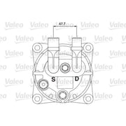 Valeo Air Conditioning Compressor 716655