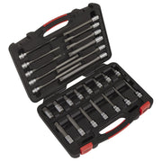 Sealey Spline Socket Bit Set 26pc 3/8"Sq Drive Platinum Series AK89002 Sealey - Dynamic Drive