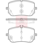 Apec Front Brake Pad Set fits Mercedes-Benz B-Class Sports Tourer 2018-2019