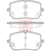 Apec Front Brake Pad Set PAD2414