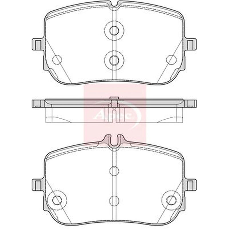 Apec Front Brake Pad Set PAD2414
