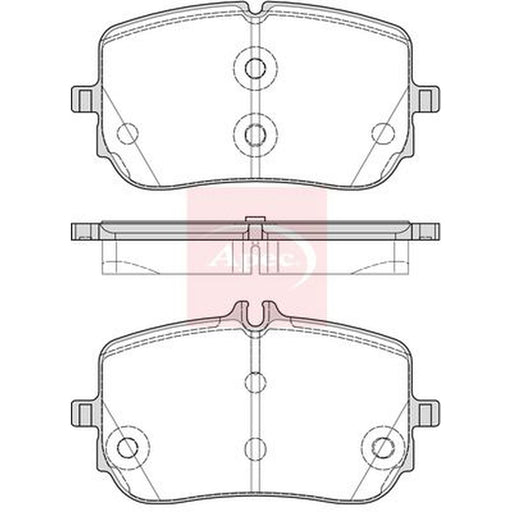 Apec Front Brake Pad Set fits Mercedes-Benz B-Class Sports Tourer 2018-2019
