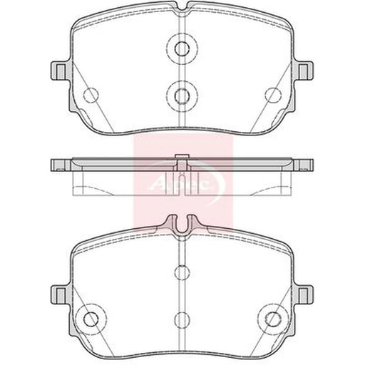 Apec Front Brake Pad Set PAD2414