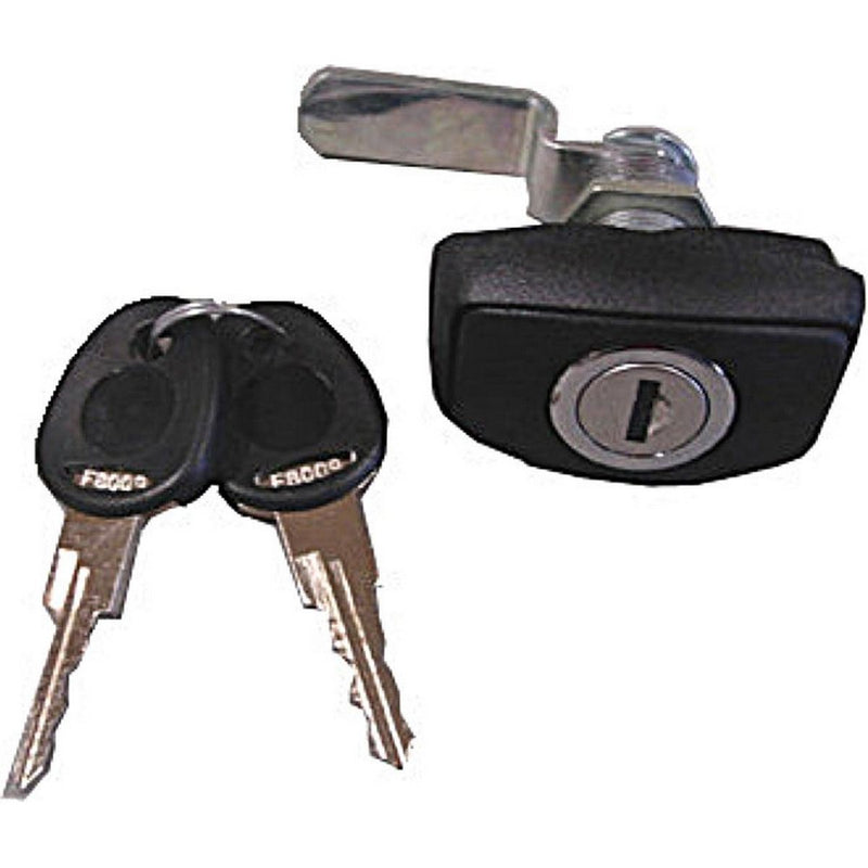 FAP Rectangular Push Lock Black Caravan/Motorhome Part Nova - Dynamic Drive