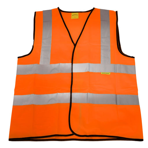 Worksafe Worksafe Hi-Vis Orange Waistcoat - Large 9812l Worksafe - Dynamic Drive
