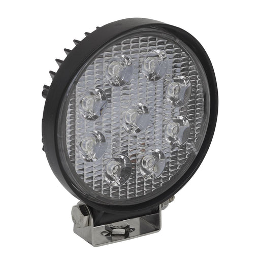 Sealey Round Worklight with Mounting Bracket 27W SMD LED LED3R Sealey - Dynamic Drive