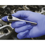 Sealey Micro Ratchet Bit Driver 1/4" Hex 72 Tooth Stainless Steel Screwdriver Sealey  - Dynamic Drive