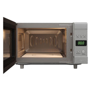 Flatbed Microwave in Silver Without Rotating Plate (230V, 700W, 20L) Nova - Dynamic Drive