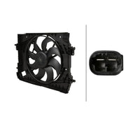 Hella Engine Cooling Fan fits Dacia Dokker 2012-2021 1.2 1.3 1.5 1.6