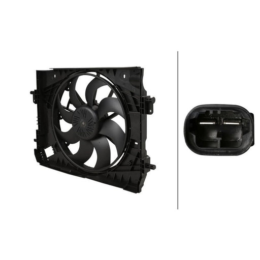 Hella Engine Cooling Fan fits Dacia Dokker 2012-2021 1.2 1.3 1.5 1.6