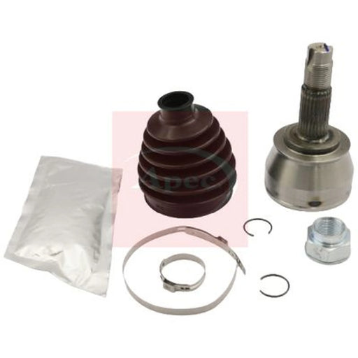 Apec CV Axle Shaft Assembly Wheel Side ACV1102