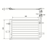 Valeo Air Conditioning Condenser 822552