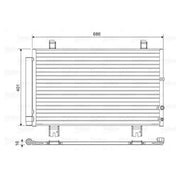 Valeo Air Conditioning Condenser 814460