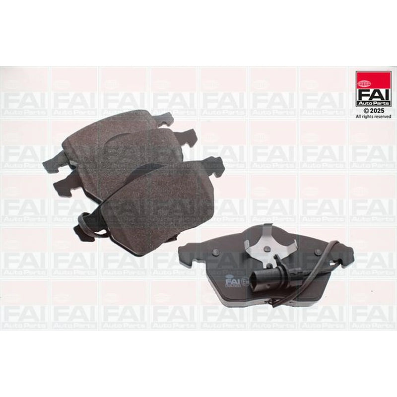 FAI Front Brake Vented Discs & Pads fits VW Golf 1999-2006 1.8 2.3 2.8