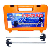 Blue Diamond Tent Pegs Heavy Duty Pegs Hard Ground Awning Pegs Case of 20 PEG335 Blue Diamond  - Dynamic Drive