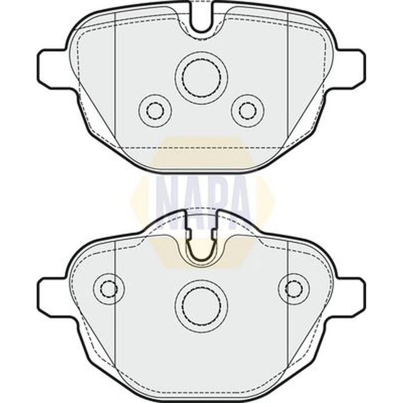 NAPA Rear Brake Pad Set NBP1262