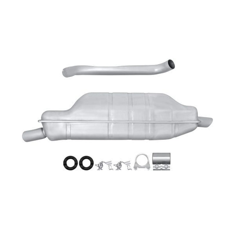 Hella End Silencer Rear fits BMW 5 1990-1996