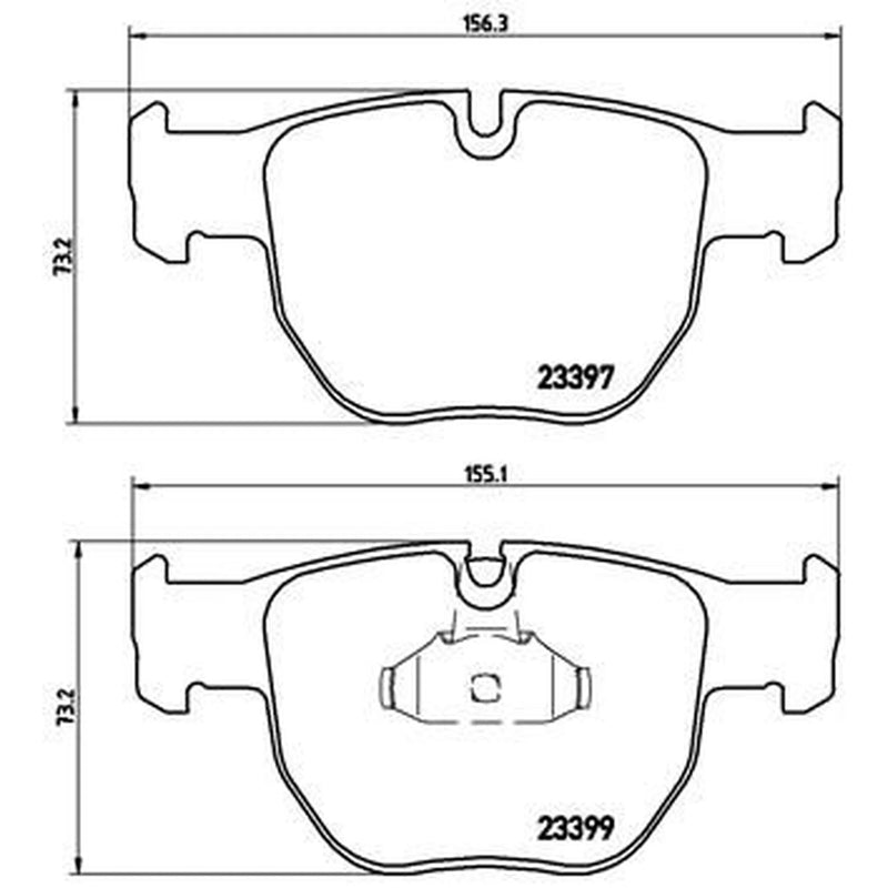 Brembo Front Brake Discs & Pads fits Land Rover Range Rover 2005-2012