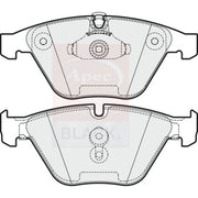 Apec Black Front Brake Pad Set fits BMW 5 2001-2010