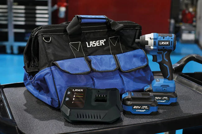 Laser Tools Cordless Impact Screwdriver 20V Kit (Euro) - PL
