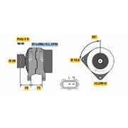 Bosch Car Alternator 12V