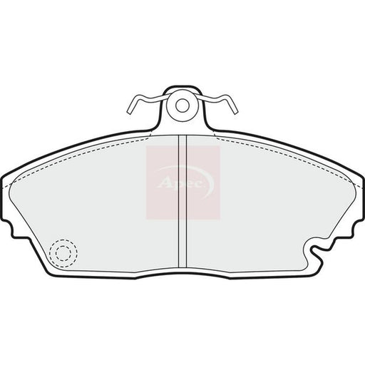 Apec Front Brake Pad Set fits Tata Loadbeta 1994-2006 1.9 2.0