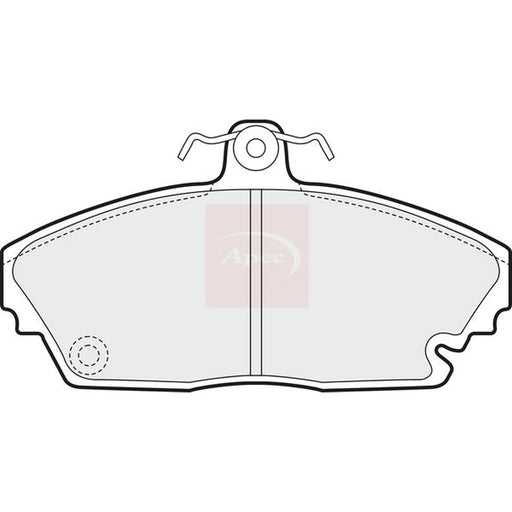 Apec Front Brake Pad Set PAD1437