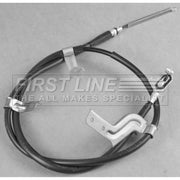 First Line Handbrake Cable Left Rear fits Nissan Micra IV 2010-2020 1.2