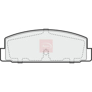 Apec Rear Brake Pad Set fits Mazda 323 F/P 1998-2004 1.6 1.9