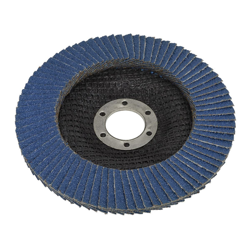 Sealey Flap Disc Zirconium125mm22mm Bore 40Grit FD12540 Sealey - Dynamic Drive