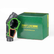 First Line Coolant Flange Housing Connector fits BMW 3 1990-1999