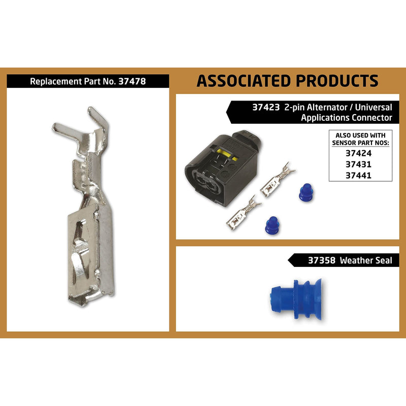 Connect Weather Seal To Suit Harness Repair Kits 100pc 37358 Tool Connection - Dynamic Drive