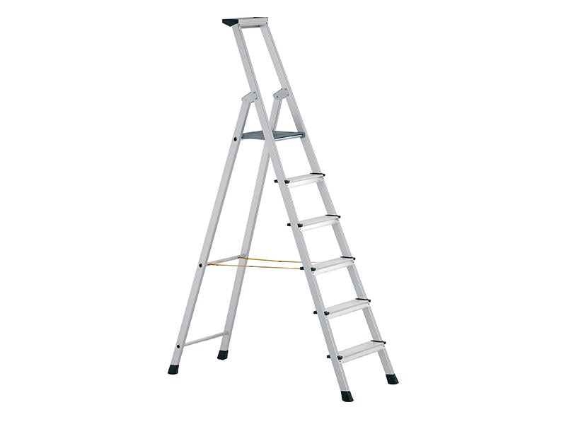 Zarges Anodised Trade Platform Steps, Platform Height 0.88m 4 Rungs Zarges - Dynamic Drive