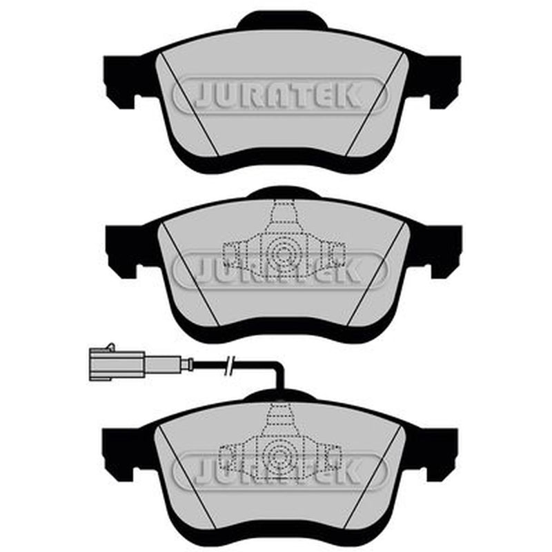Juratek Front Brake Pad Set fits Fiat Doblo Box Body/Mpv 2001 on 1.9
