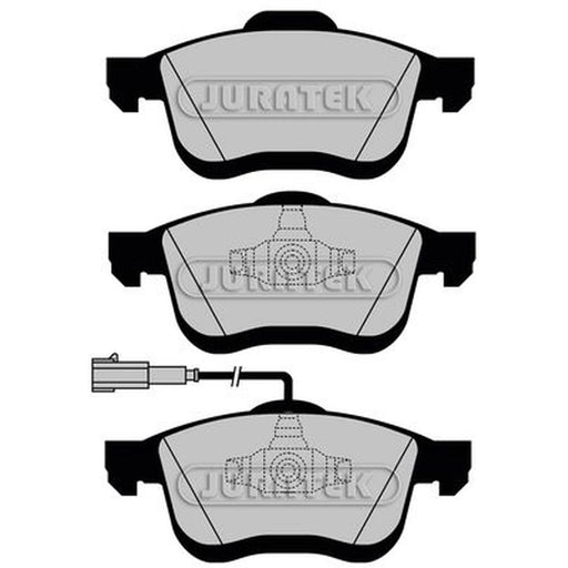 Juratek Front Brake Pad Set fits Fiat Doblo Box Body/Mpv 2001 on 1.9
